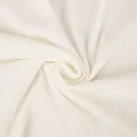 Tenký žebrovaný úplet - Cloud Dancer/ ECRU (D-02)