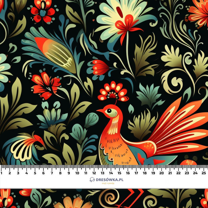 Folk Art wz.22- Welur tapicerski