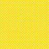 DOTS WHITE / yellow - single jersey with elastane 