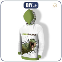 PÁNSKÁ MIKINA S KAPUCÍ (COLORADO) - PAPASAURUS - SADA ŠITÍ