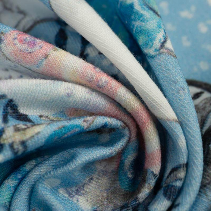 VERZAUBERTER WINTER MIX / hellblau (VERZAUBERTER WINTER) - Baumwoll Webware