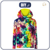 UNISEX HOODIE (HYDRA) - ABSTRACTION pat. 9 - sewing set (122/128)