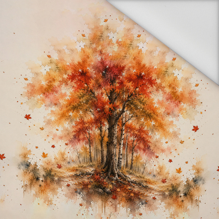 AUTUMN TREE - panel (60cm x 50cm) Waterproof woven fabric