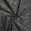 Loopback knit fabric with lurex thread - BLACK / Silver