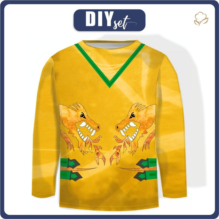 LONGSLEEVE - ZLATÝ NINJA - single jersey (mango mojito)