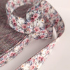 Webbing Tape with Print 25mm -   WATERCOLOR BOUQUET