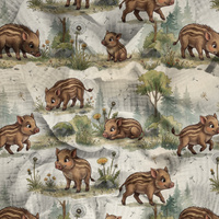 WILD BOAR WZ. 1 - Baumwoll Musselin