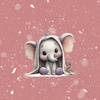 WINTER ANIMALS wz.16 - panel (60cm x 50cm)   Baumwoll Webware