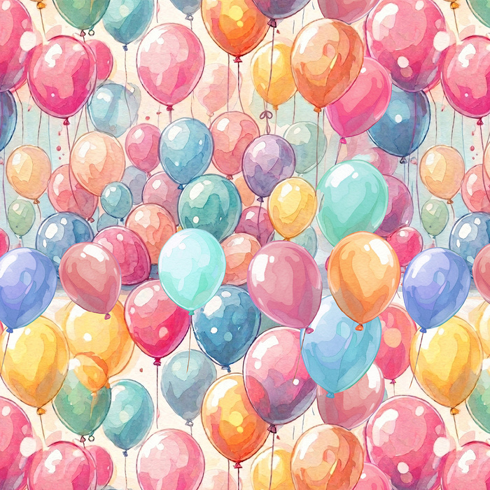 PASTEL BALOONS - Potahový velur 