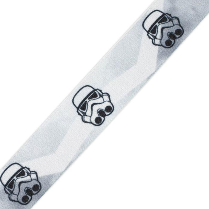 Woven printed elastic band - STORMTROOPER (MINIMAL) / Choice of sizes