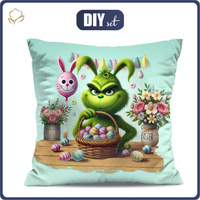 KISSEN 45x45 - FUNNY EASTER ms.4 PRANKSTER - Velours - Nähset