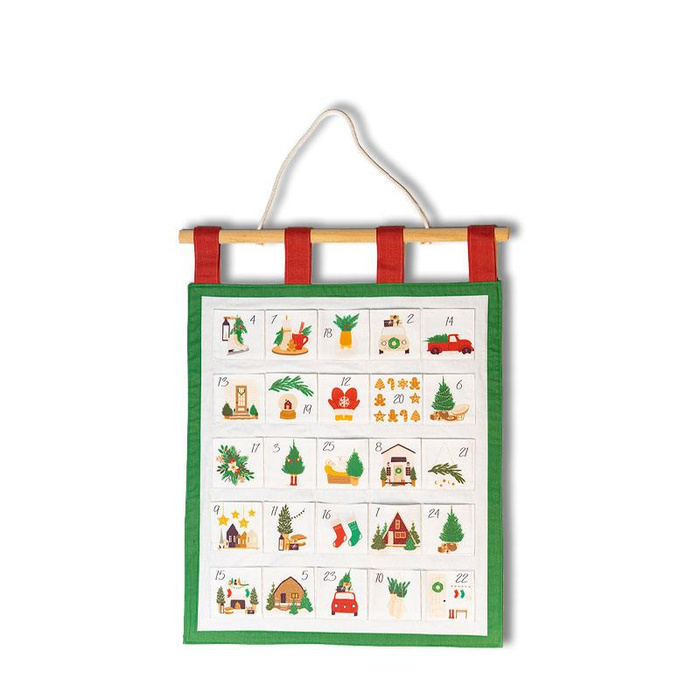 KALENDARZ ADWENTOWY - ZIELONY