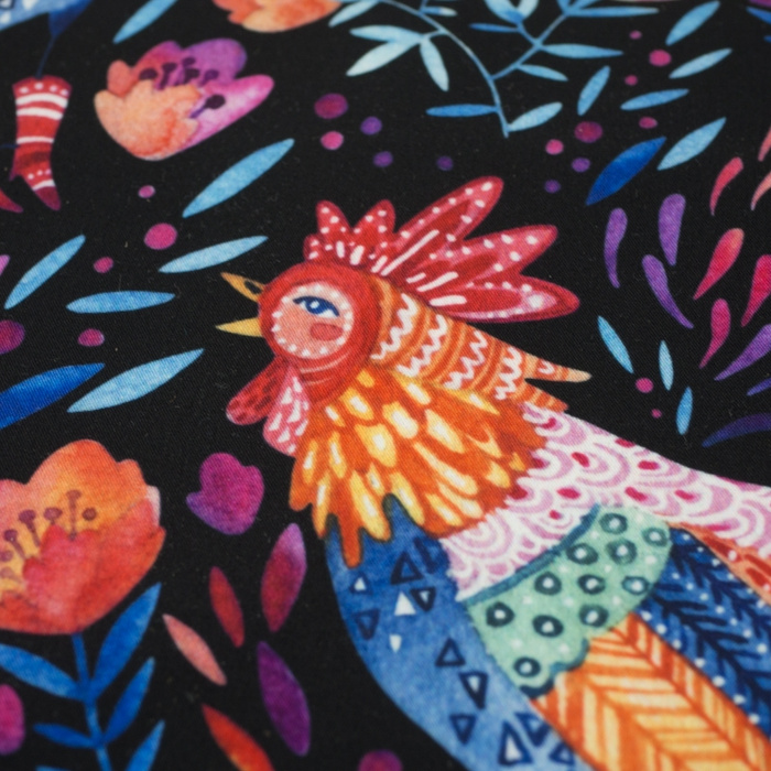 KOHOUTY / černý - softshell