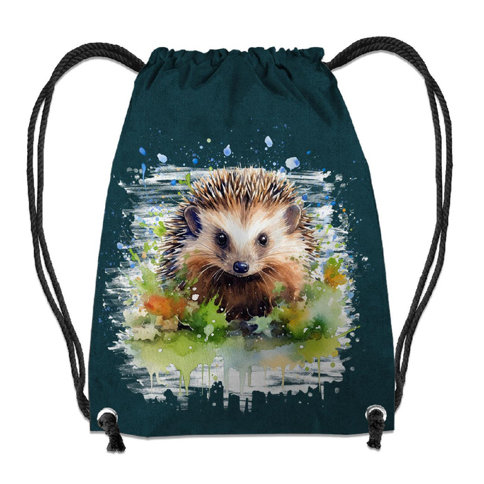 WORKOPLECAK - WATERCOLOR HEDGEHOG - mały