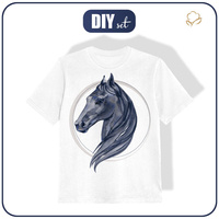 T-SHIRT DZIECIĘCY - KOŃ wz. 3 - single jersey
