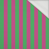 PINK-GREEN STRIPES - teplakovina