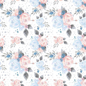 EISBLUMENSTRAUß (VERZAUBERTER WINTER) - HOME DECOR PREMIUM Webware