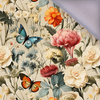Butterfly & Flowers wz.9 - softshell