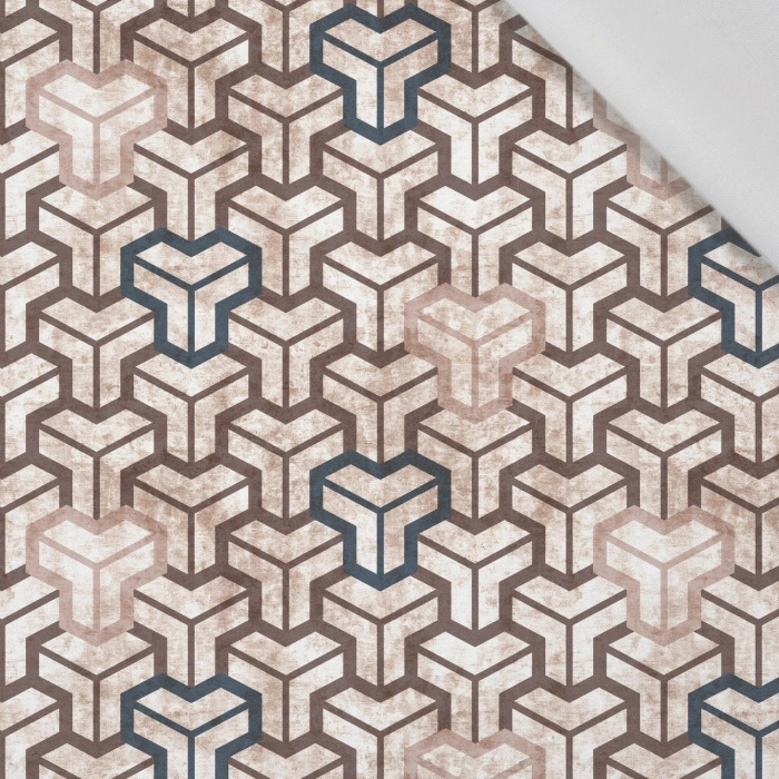 GEOMETRIC MINIMAL WZ. 12 - Viskose Webware
