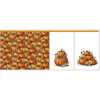 Gift pouches - PUMPKINS & FLOWERS - sewing set