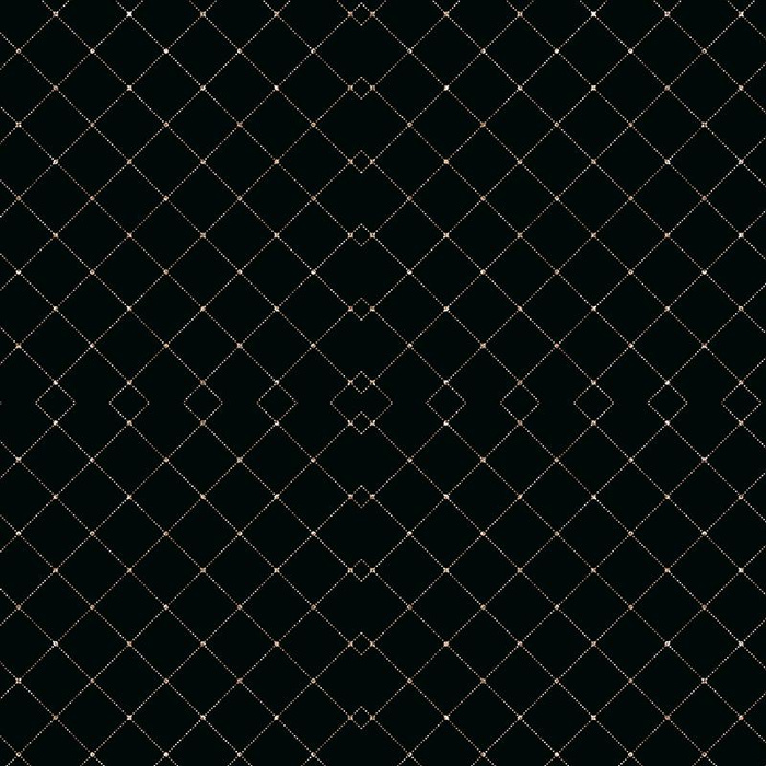 GOLDENER STICH / SCHWARZ - Wasserabweisende Webware