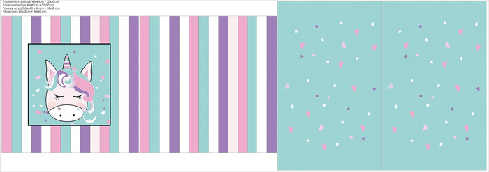 DEKO-KOPFKISSEN - EINHORN ALICE