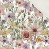 PASTEL FLOWERS WZ. 32 - Satin