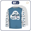 Longsleeve - DINO / THE WILD ONE - sewing set (122/128)