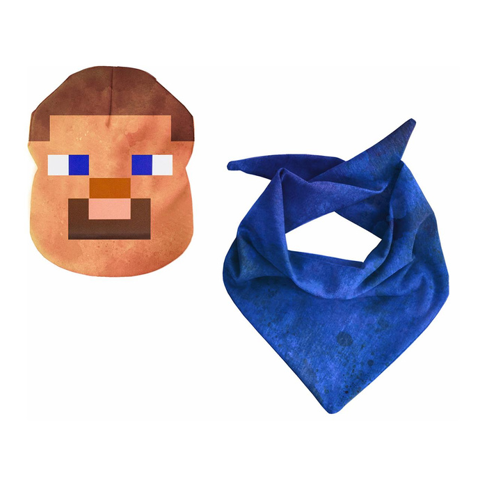 KID'S CAP AND SCARF (CLASSIC) - PIXEL BOY 55-58