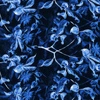APPLE BLOSSOM pat. 1 (classic blue) / black - single jersey with elastane