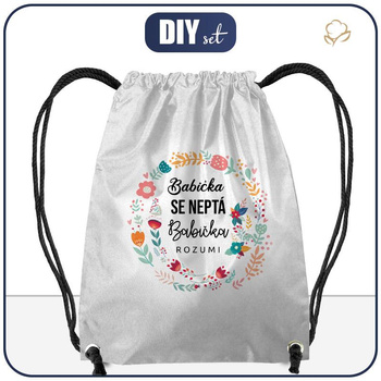 Sada batoh-pytel - BABIČKA SE NEPTÁ BABIČKA ROZUMÍ / folk