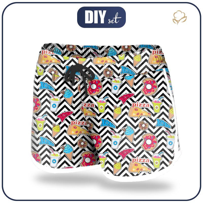 Women’s boardshorts - FAST FOOD M