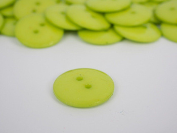 Dětský knoflík- kulatý 17,5mm Limetkový