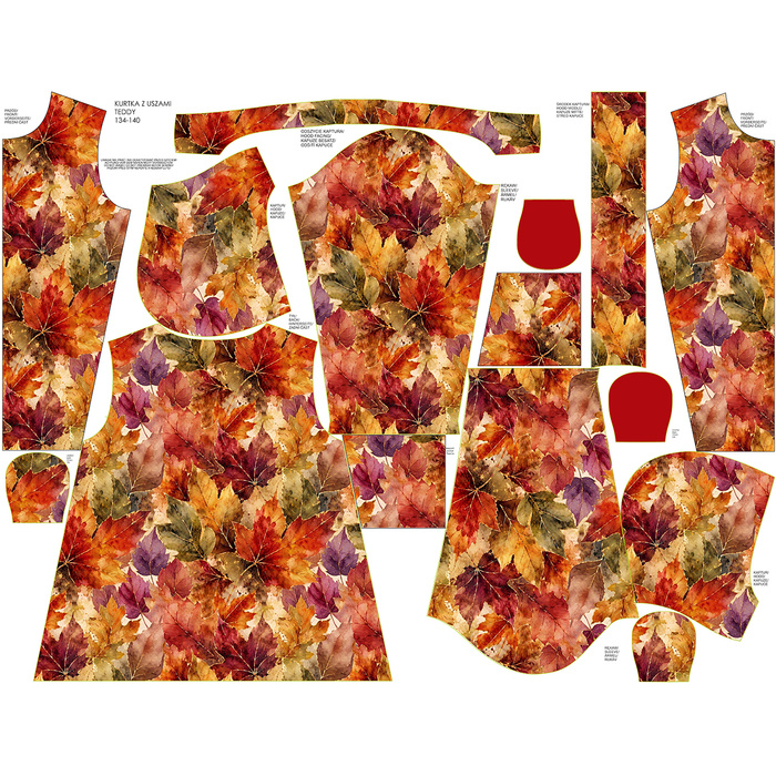 KINDERJACKE TEDDY (ZOE) - AUTUMN WZ. 9 - Nähset (98/104)
