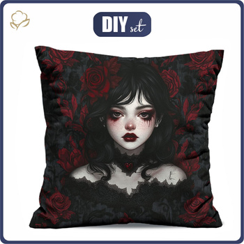 PODUSZKA 45X45 - VALENTINE'S DAY / GIRL - zestaw do uszycia