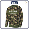 MĘSKA BLUZA (OREGON) BASIC - PAPA / moro - zestaw do uszycia M