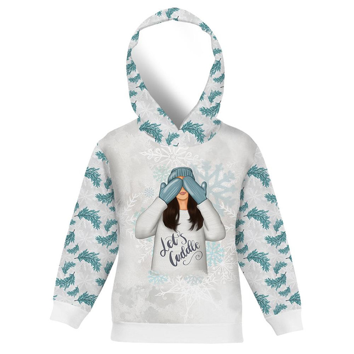 LET'S CUDDLE (WINTER IN DER STADT) - panoramisches Paneel (60cm x 155cm)