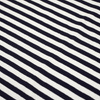 STRIPES DARK BLUE / WHITE 0,5cm x 0,5cm - Viscose jersey