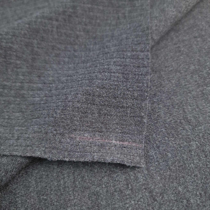 Ribbed Knit HARMONIA 4x2 - MELANGE GRAPHITE (D-08)