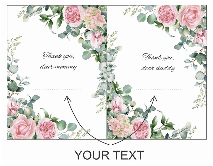 THE BOTTLE COVER - Thank you - DIY set