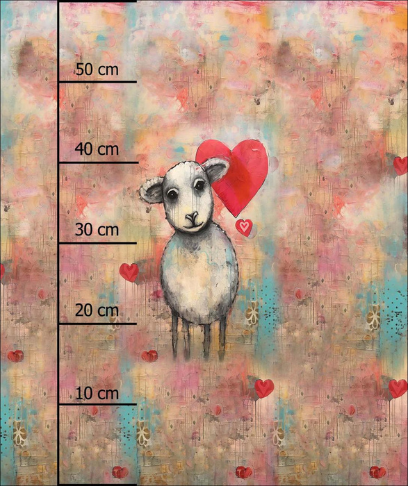 SHEEP PORTRAIT - Paneel (60cm x 50cm) Wasserabweisende Webware
