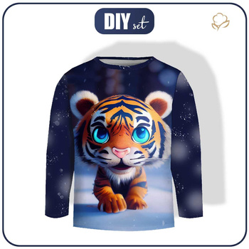 Longsleeve - ANIMOWANY TYGRYSEK - zestaw do uszycia