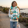 HYDROPHOBIC HOODIE UNISEX - TRAVEL TIME WZ. 12 - sewing set