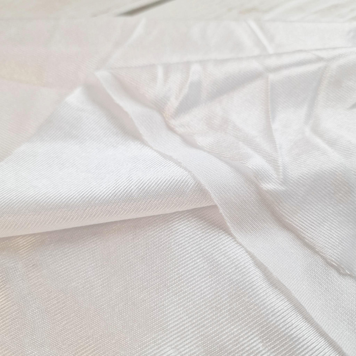 WEIß - Lurex Strickware