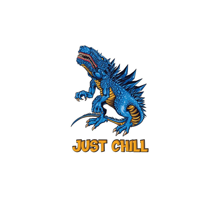 BLUE DRAGON VZ. 1 / bílá - panel (75cm x 80cm)