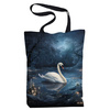 SHOPPERKA - GOTHIC SWAN - tkanina wodoodporna - zestaw do uszycia