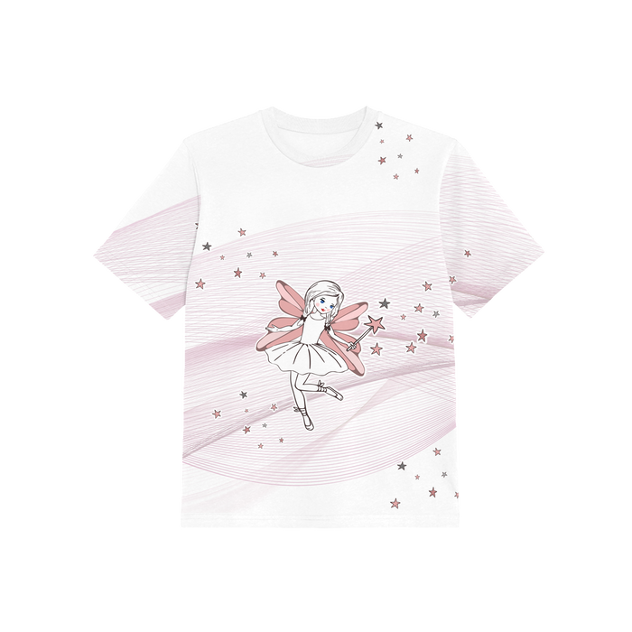 2-PACK - KID’S T-SHIRT - FAIRIES - sewing set (116/122)