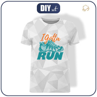 MEN’S T-SHIRT - I GOTTA RUN / ice - single jersey