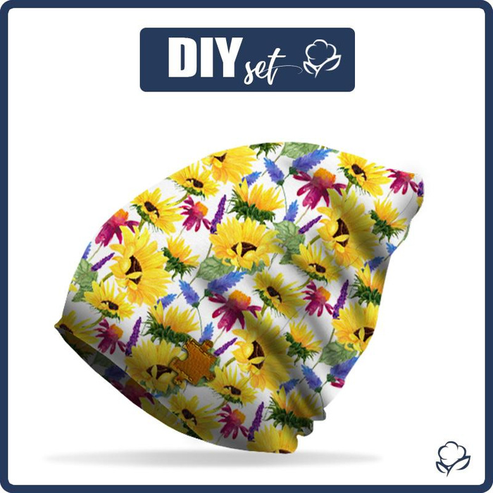 ČEPICE “Šmoulinka” - SLUNEČNICE vz. 4 (KVETOUCÍ LOUKA) 57-59