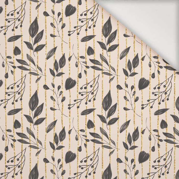 LEAVES pat. 10 (gold) - Nylon fabric PUMI
